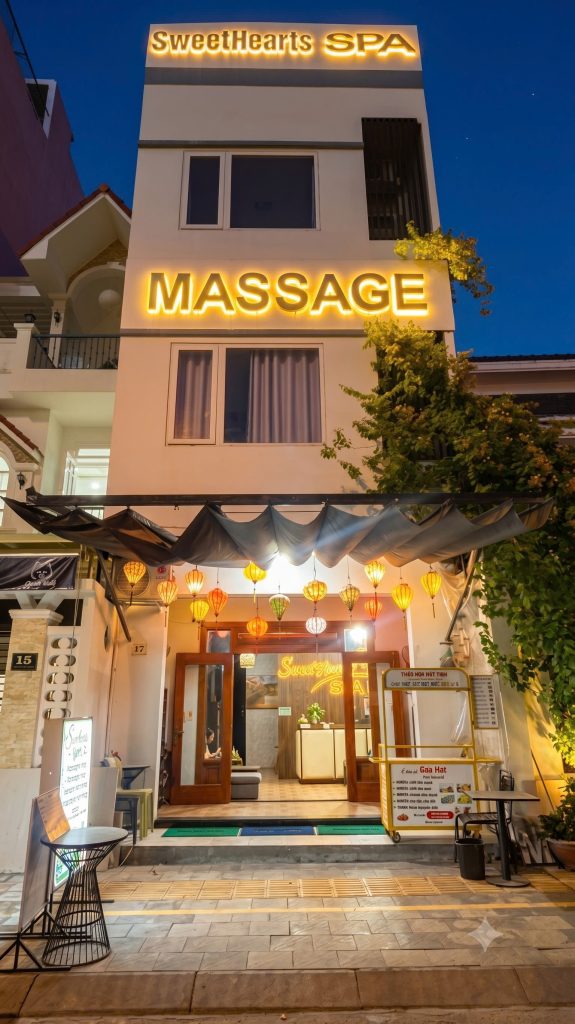 Không gian massage chân tại Sweet Hearts Spa