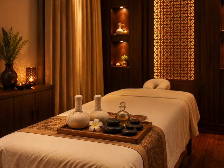 Không gian massage toàn thân tại Sweet Hearts Spa