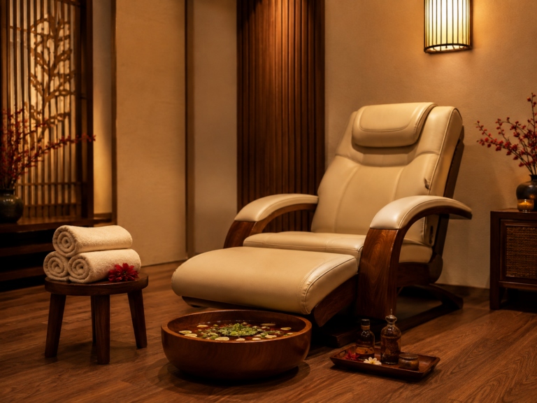 Không gian massage chân tại Sweet Hearts Spa